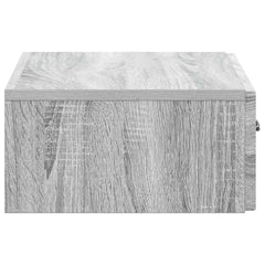 vidaXL Wall-Mounted Side Table Grey Sonoma 59 x 34.5 x 17 cm 6