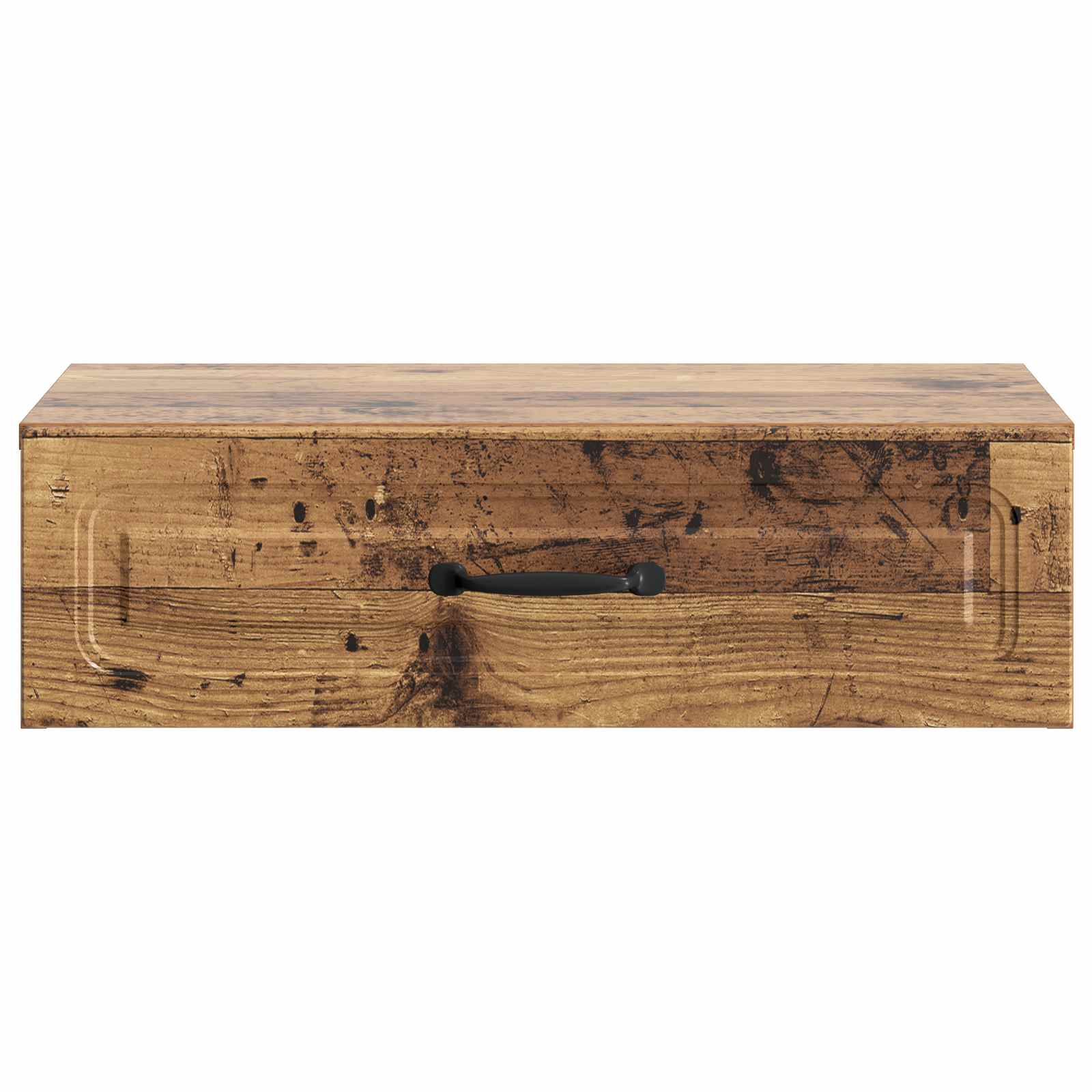 vidaXL Wall-Mounted Side Table Wall-mounted Old Wood 59 x 34.5 x 17 cm 5