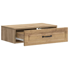 vidaXL Wall-Mounted Side Table 59 x 34.5 x 17 cm Engineered Wood 4