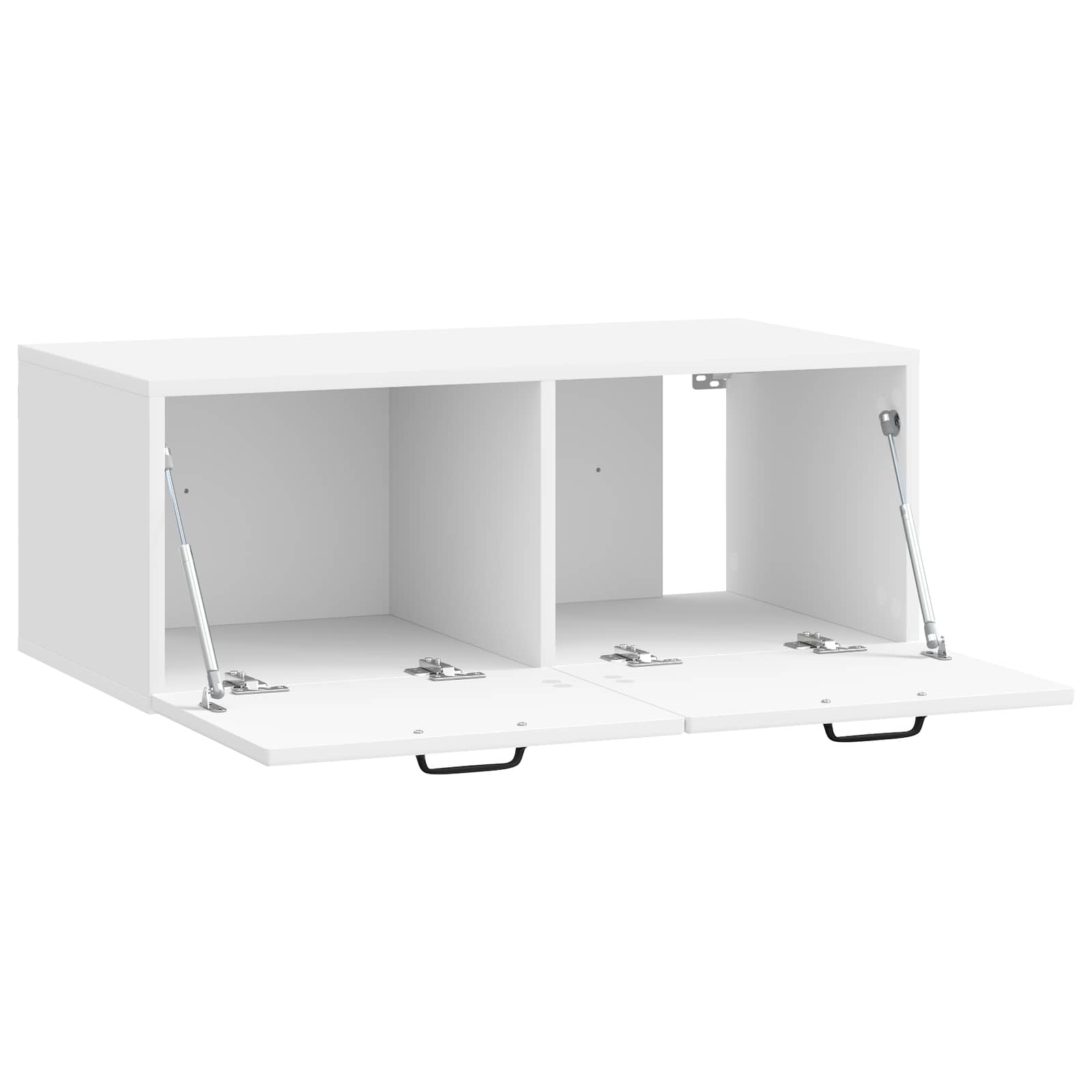 vidaXL Wall-Mounted TV Cabinet High Gloss White 78.5 x 41 x 30 cm 5