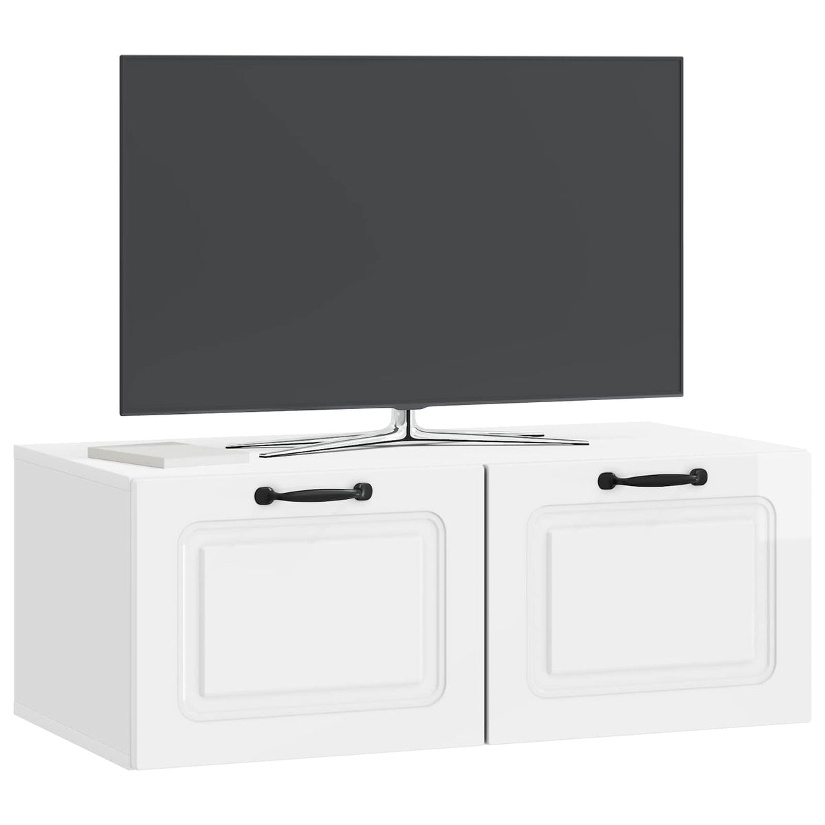 Wall-Mounted TV Cabinet 78.5 x 41 x 30 cm High gloss white
