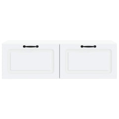 vidaXL Wall-Mounted TV Cabinet White 98 x 41 x 30 cm Engineered Wood 6
