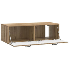 vidaXL Wall-Mounted TV Cabinet 98 x 41 x 30 cm Artisan Oak 5