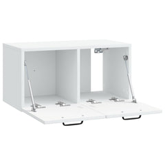 vidaXL Wall-Mounted TV Cabinet White 59.5 x 31 x 30 cm Engineered Wood 5