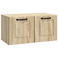 vidaXL Wall-Mounted TV Cabinet Sonoma Oak 59.5 x 31 x 30 cm 2