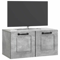 vidaXL Wall-Mounted TV Cabinet Concrete Grey 59.5 x 31 x 30 cm 3