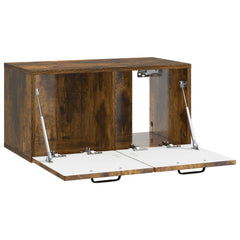 vidaXL Wall-Mounted TV Cabinet Smoked Oak 59.5 x 31 x 30 cm 5