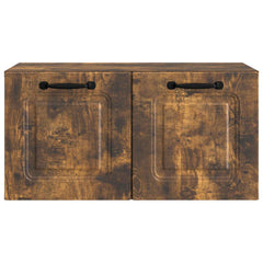 vidaXL Wall-Mounted TV Cabinet Smoked Oak 59.5 x 31 x 30 cm 6