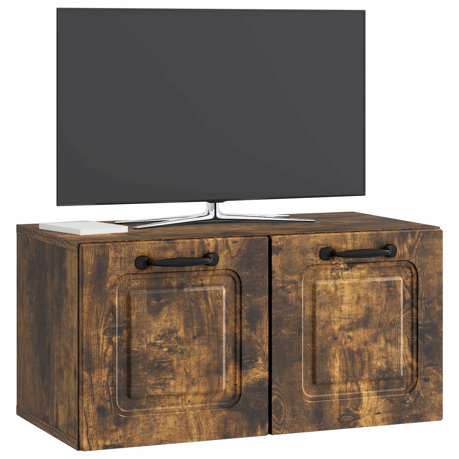 vidaXL Wall-Mounted TV Cabinet Smoked Oak 59.5 x 31 x 30 cm 3