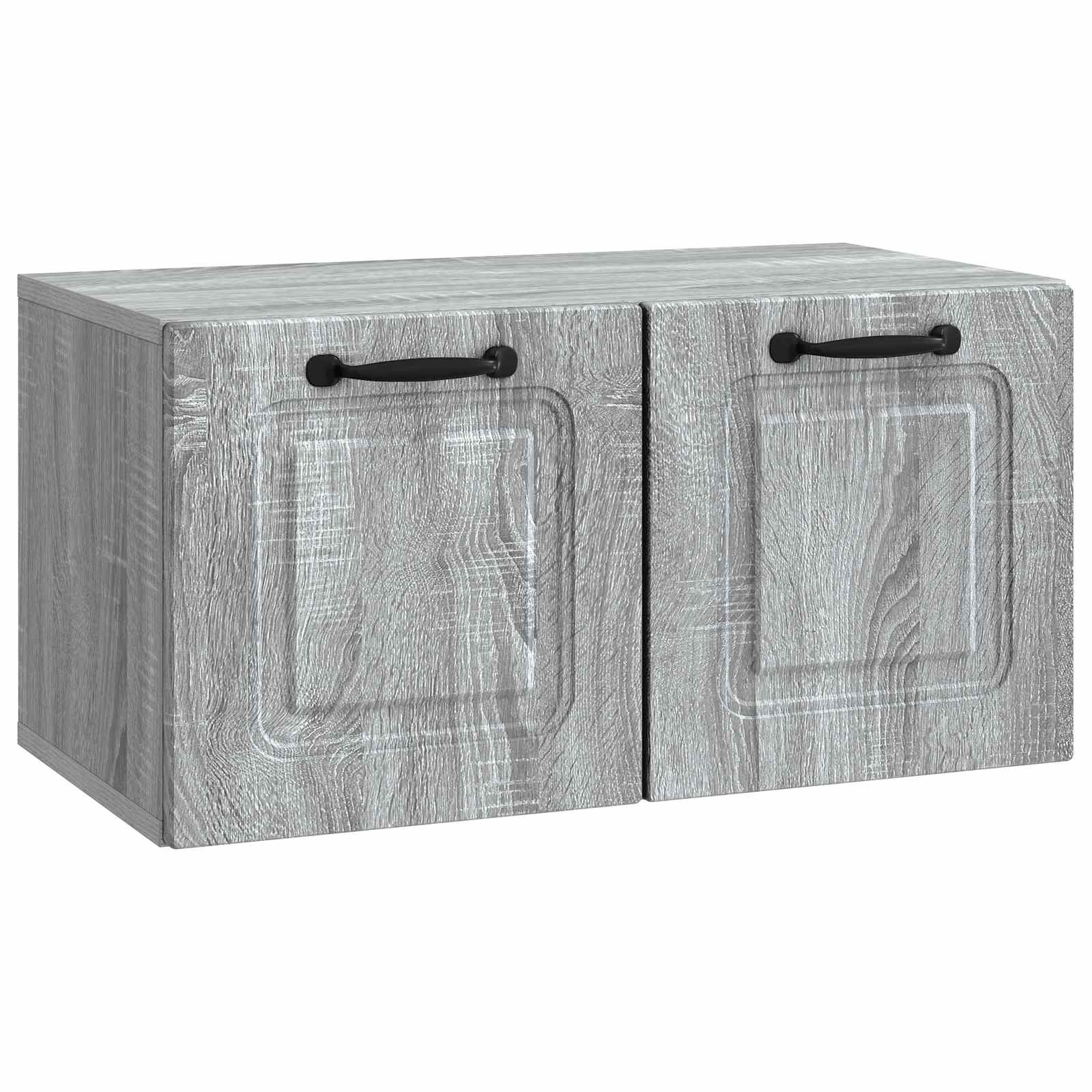 vidaXL Wall-Mounted TV Cabinet Grey Sonoma 59.5 x 31 x 30 cm 2