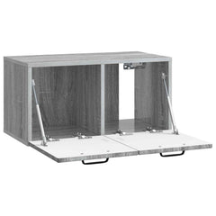 vidaXL Wall-Mounted TV Cabinet Grey Sonoma 59.5 x 31 x 30 cm 5