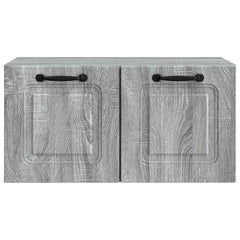 vidaXL Wall-Mounted TV Cabinet Grey Sonoma 59.5 x 31 x 30 cm 6