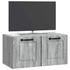 vidaXL Wall-Mounted TV Cabinet Grey Sonoma 59.5 x 31 x 30 cm 3