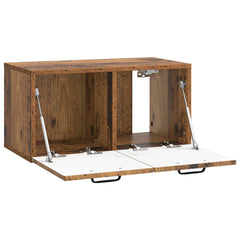 vidaXL Wall-Mounted TV Cabinet Wall-mounted Old Wood 59.5 x 31 x 30 cm 5