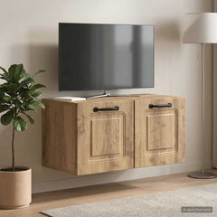 vidaXL Wall-Mounted TV Cabinet 59.5 x 31 x 30 cm Artisan Oak 1