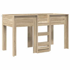Bunk Bed for Kids Engineered wood Length 190 cm Sonoma oak 75 cm