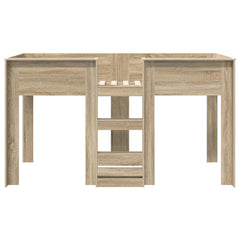 Bunk Bed for Kids Engineered wood Length 190 cm Sonoma oak 75 cm