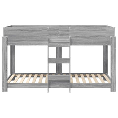 Bunk Bed Kids Engineered Wood Length Grey sonoma