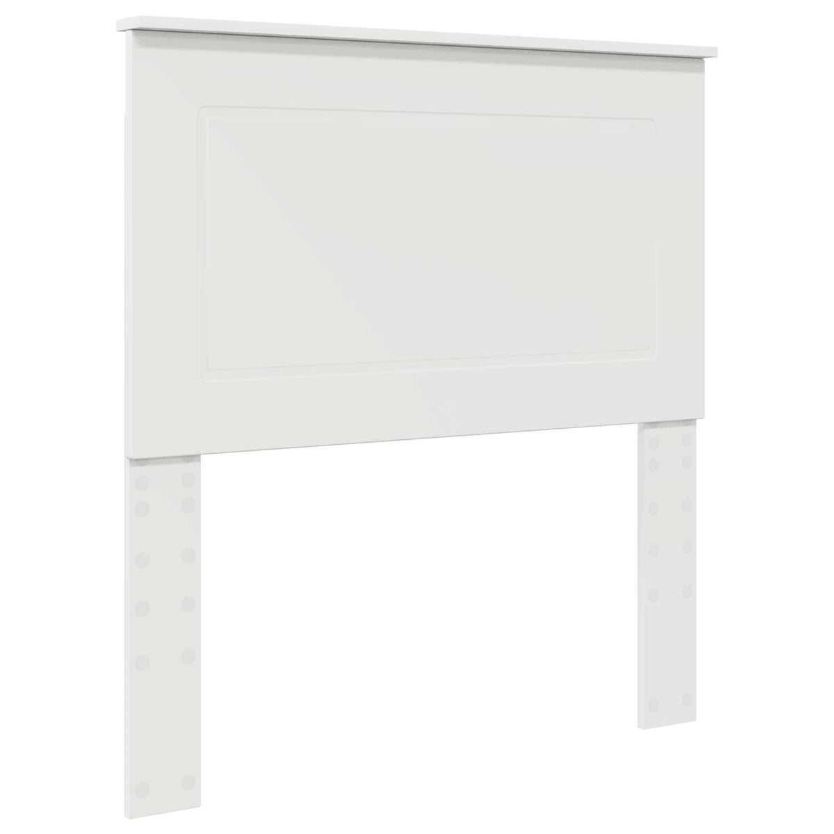 Bed Frame with Headboard 90 x 200 cm Solid Pine Wood White