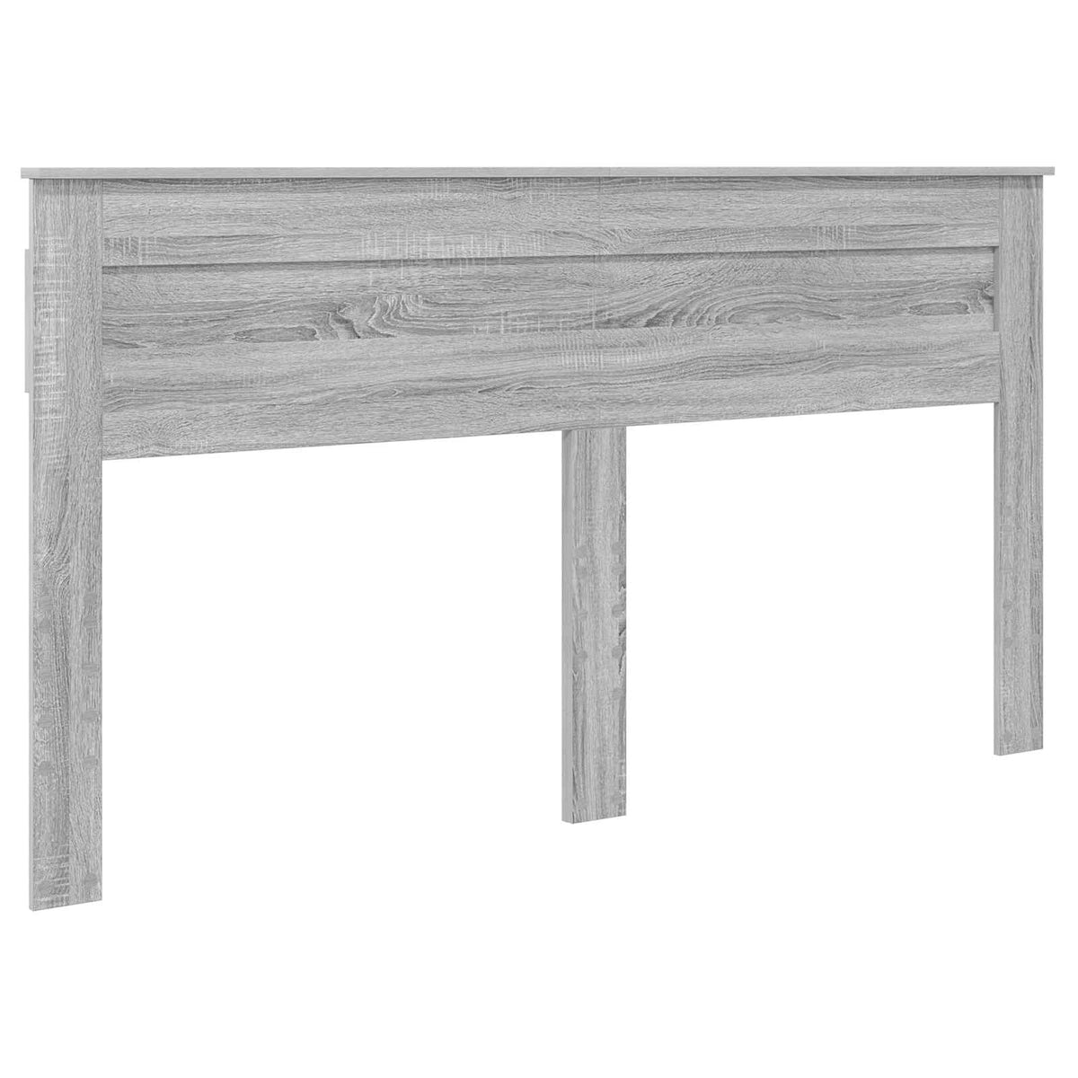 Bed Frame Engineered Wood Length 200 cm Grey Sonoma 180 cm