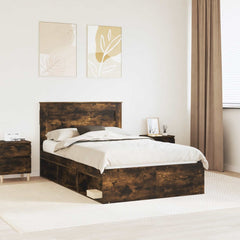 Bed Frame Engineered Wood Smoked oak