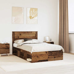 Bed Frame Wood Old