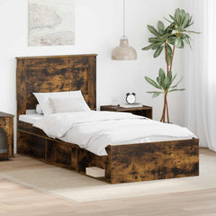 Bed Frame Engineered Wood Smoked oak