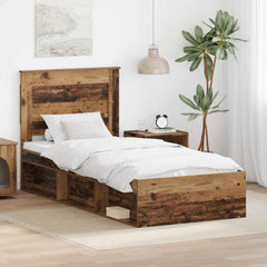 Bed Frame Wood Old