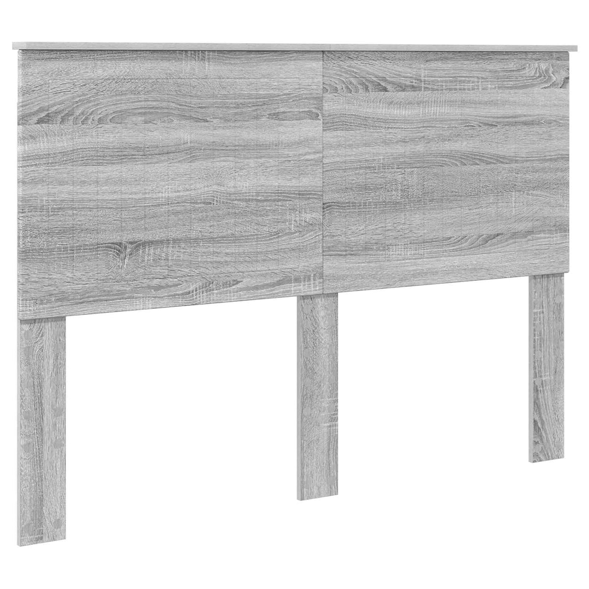 Bed Frame Solid Pine Wood Grey sonoma