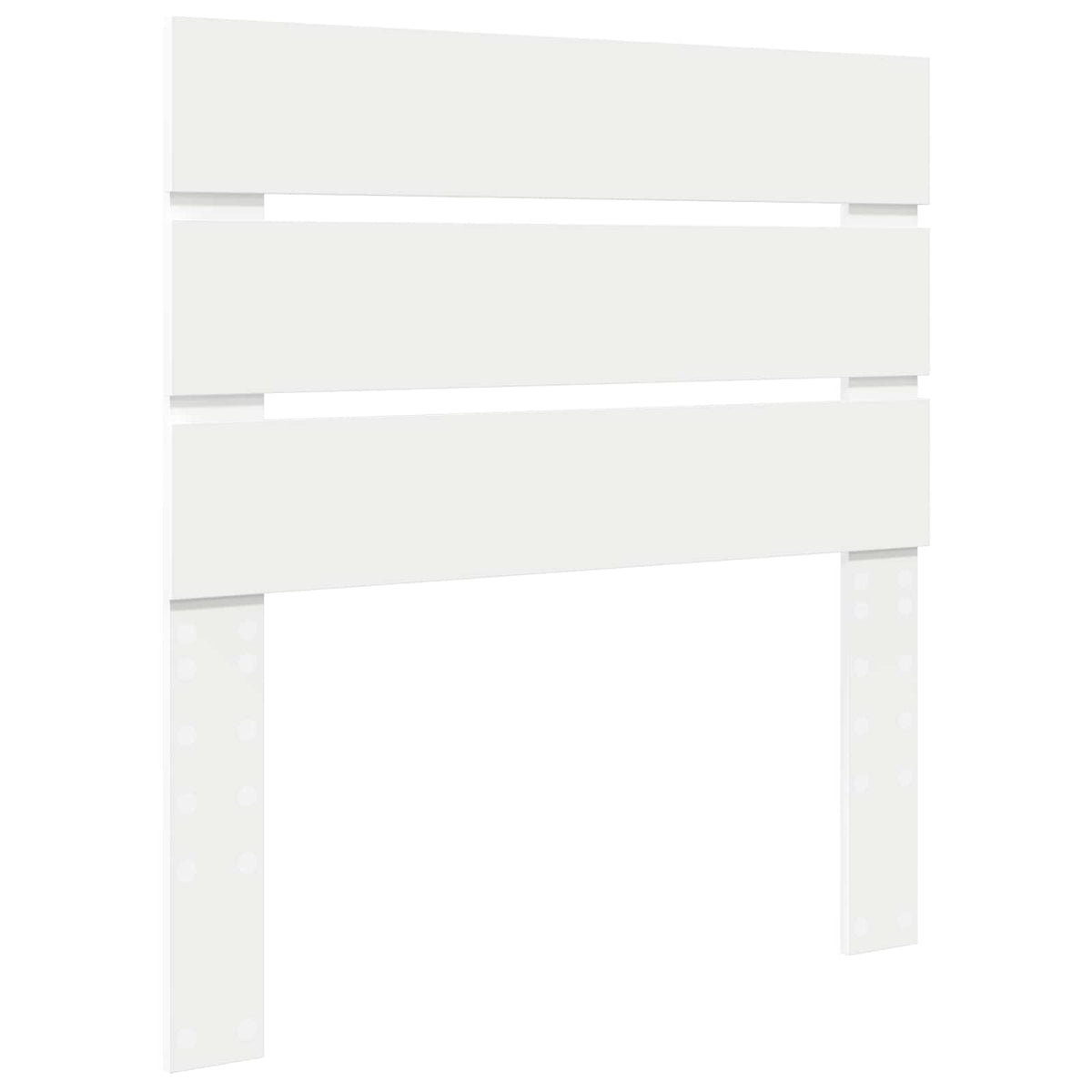 Bed Frame 75 x 190 cm Solid Pine Wood White