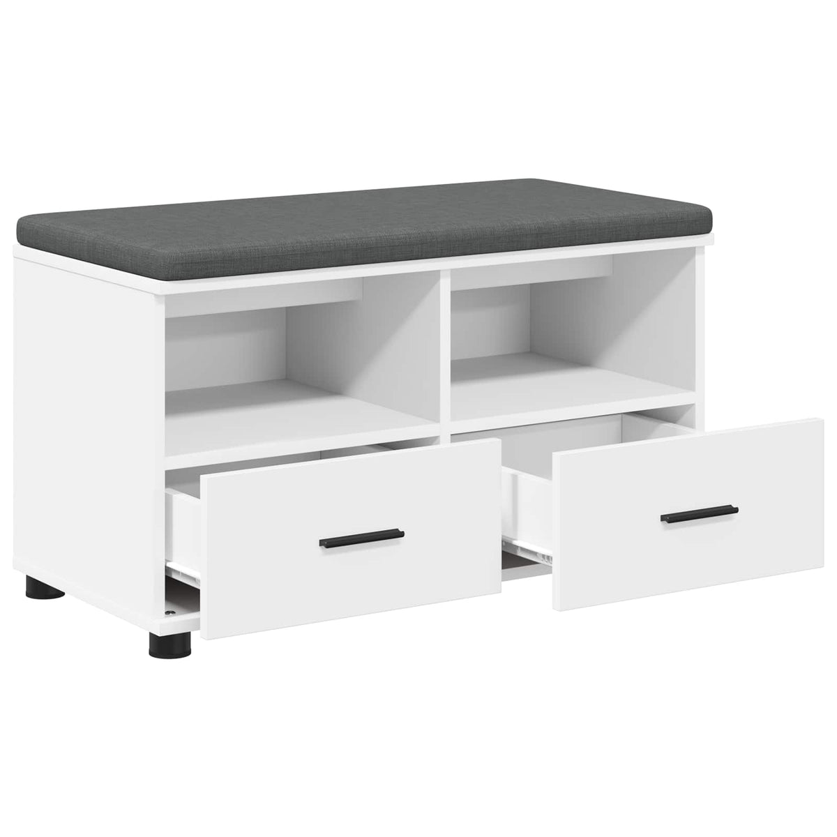 Hall Bench 80 x 38 x 46 cm White