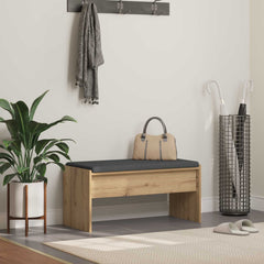 vidaXL Hall Bench Artisan Oak 83 x 38 x 40 cm 1