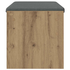 vidaXL Hall Bench Artisan Oak 83 x 38 x 40 cm 6