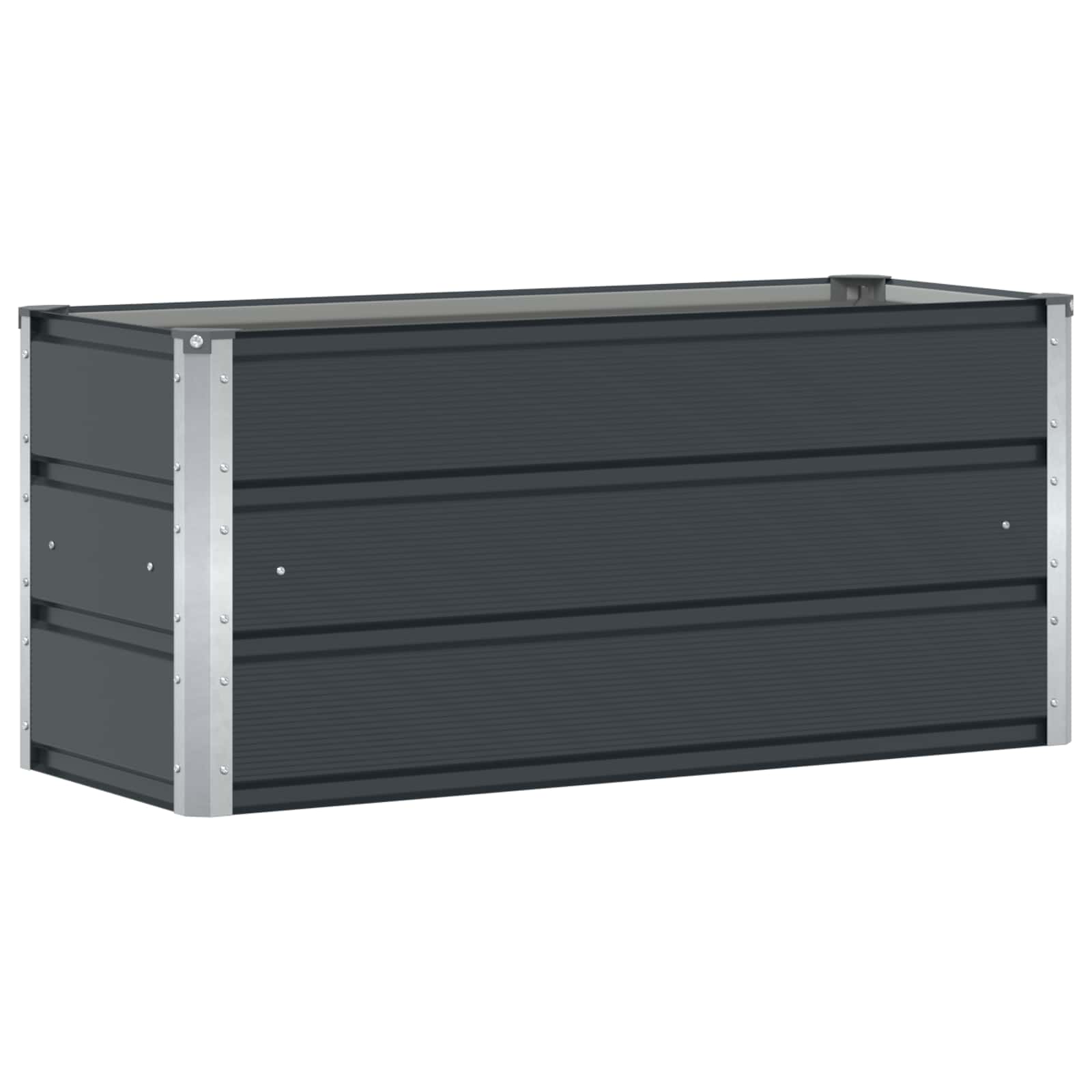 vidaXL Planter Anthracite 100 x 40 x 45 cm Steel 2