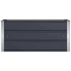 vidaXL Planter Anthracite 100 x 40 x 45 cm Steel 4