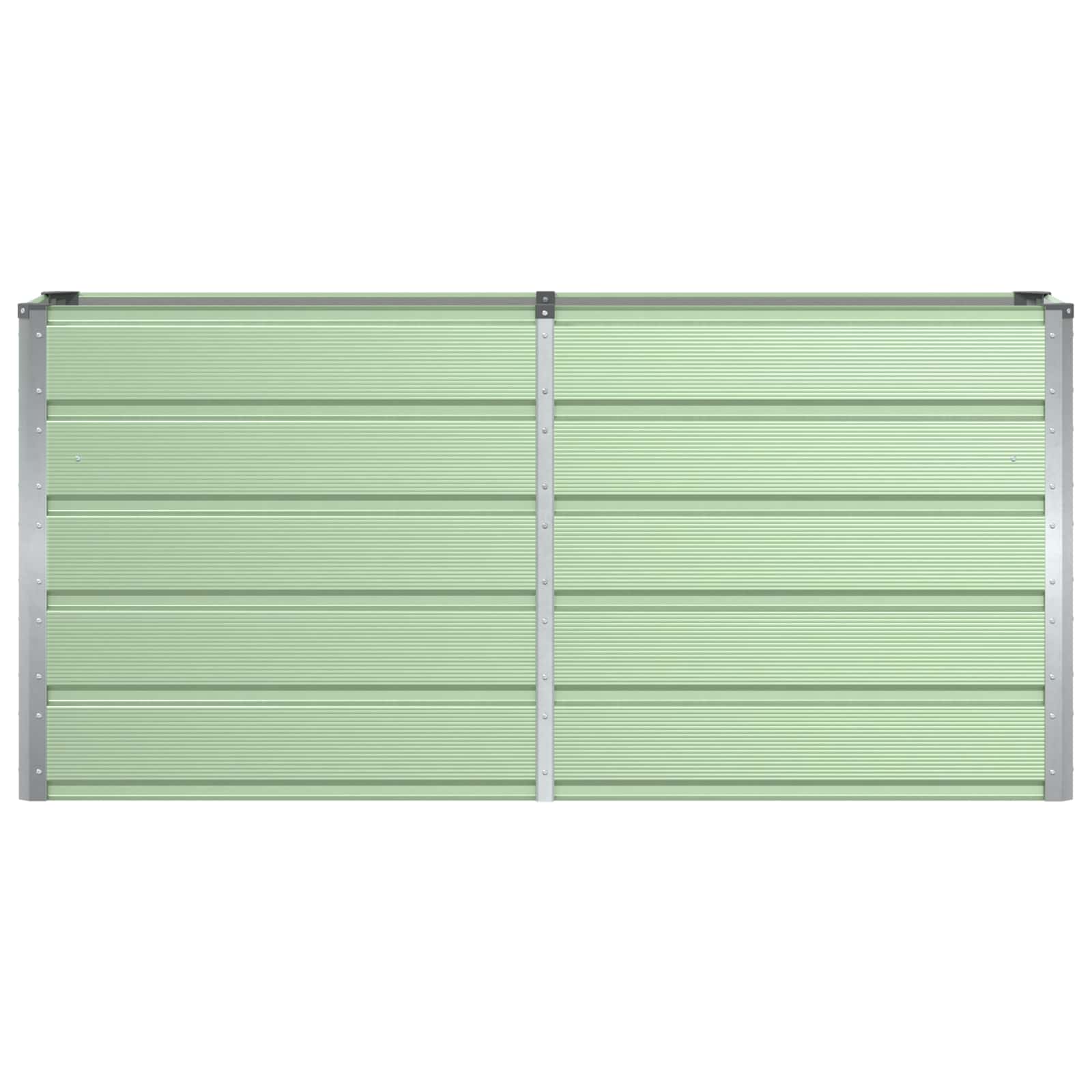 vidaXL Planter Green 160 x 40 x 75 cm Steel 4