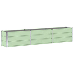 vidaXL Planter Green 240 x 40 x 45 cm Steel 2