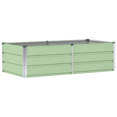 vidaXL Planter Green 160 x 80 x 45 cm Steel 2