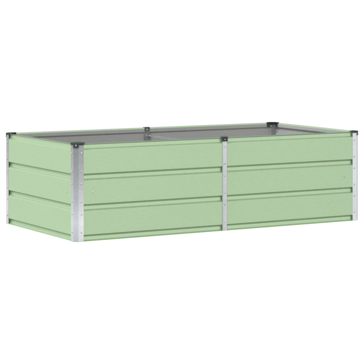 Planter 160 x 80 x Steel Height 45 cm Green 160 cm