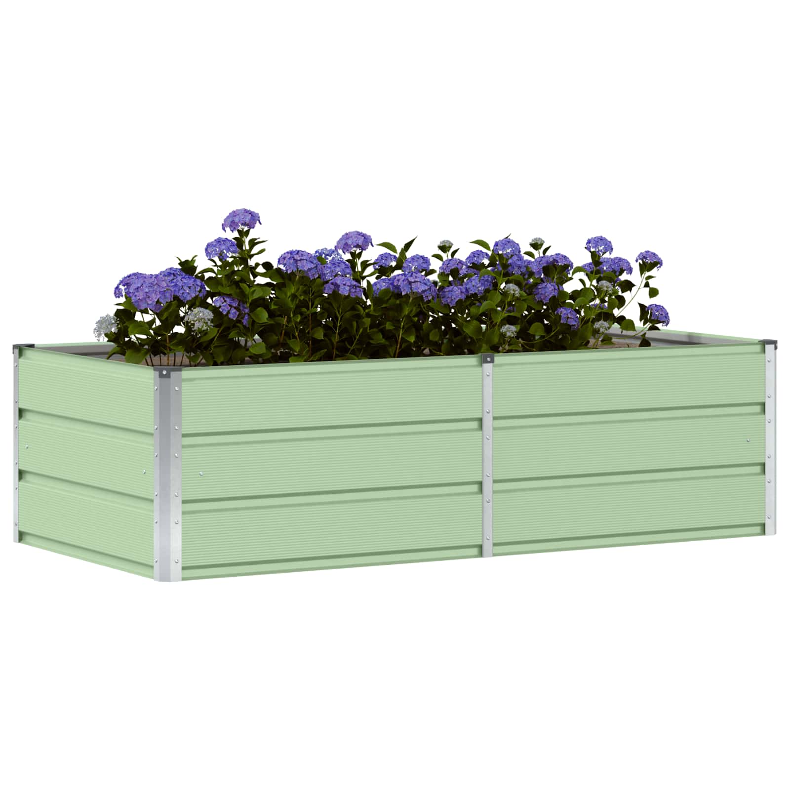 vidaXL Planter Green 160 x 80 x 45 cm Steel 3