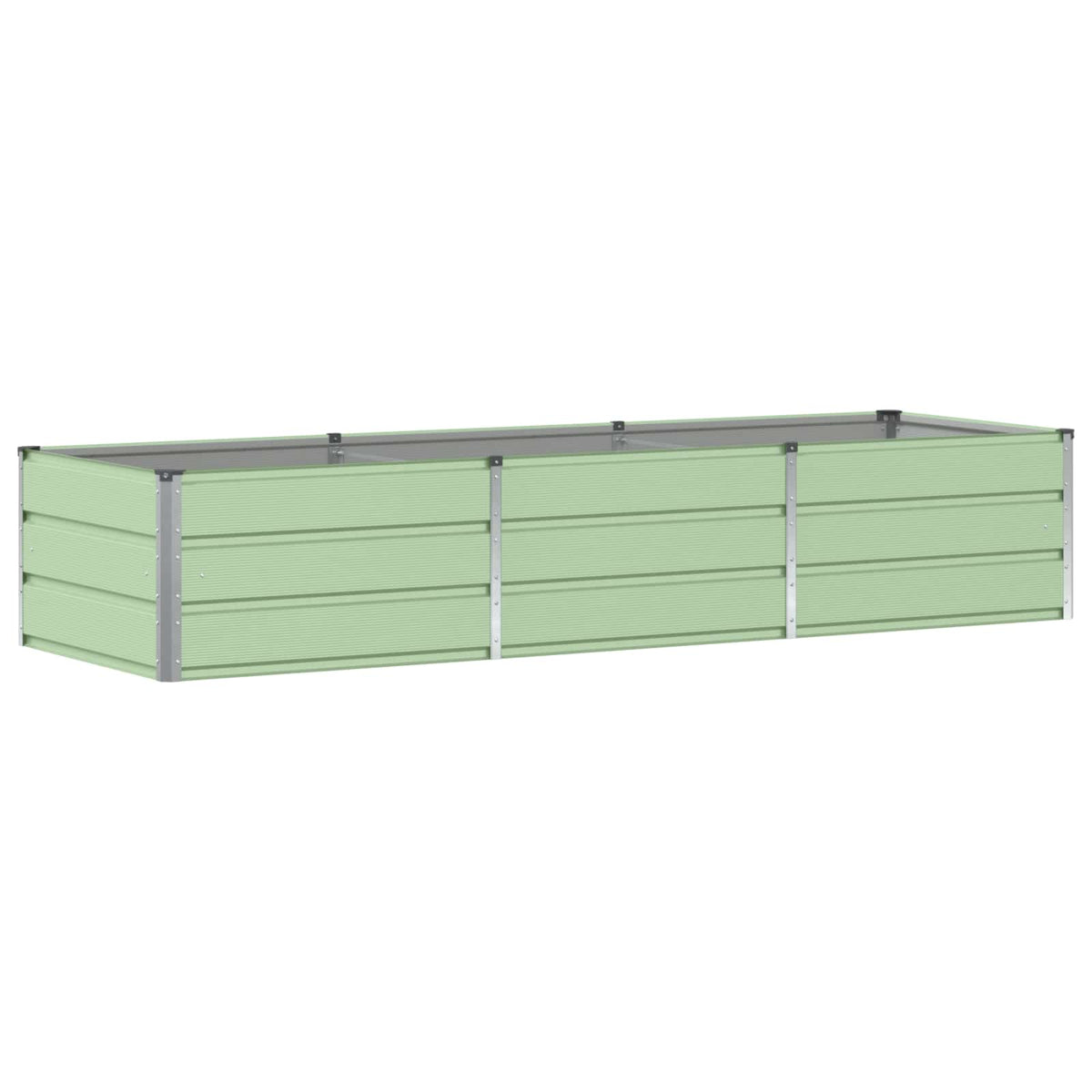 Planter 160 x 80 x Steel Height 45 cm Green 240 cm