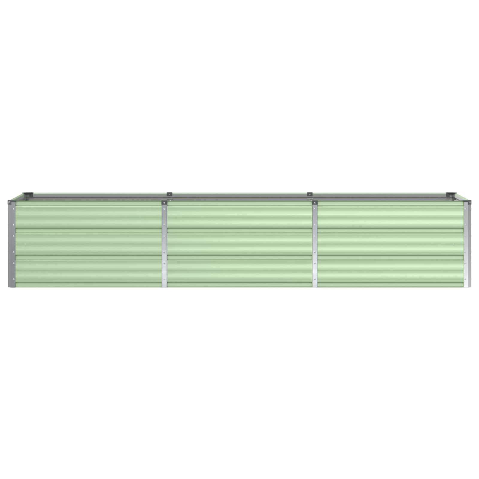 vidaXL Planter Green 240 x 80 x 45 cm Steel 4