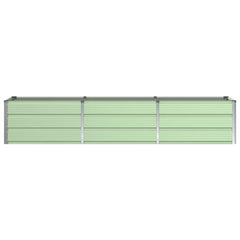 vidaXL Planter Green 240 x 80 x 45 cm Steel 4