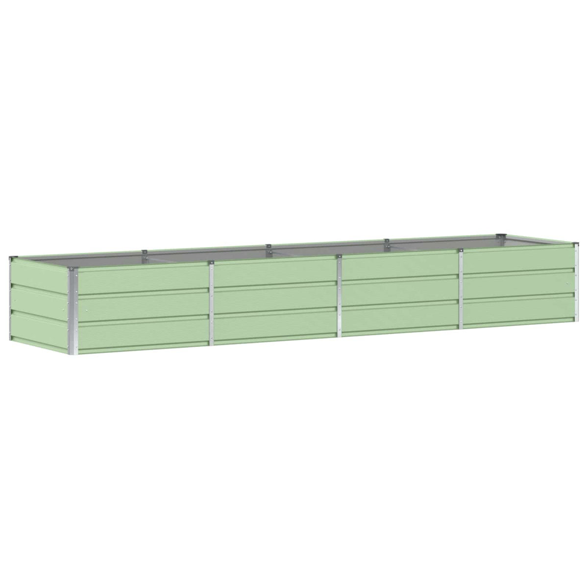 Planter 160 x 80 x Steel Height 45 cm Green 320 cm