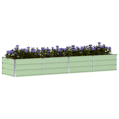 vidaXL Planter Green 320 x 80 x 45 cm Steel 3