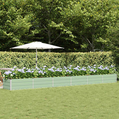 vidaXL Planter 160 x 80 x Steel Height 45 cm Green