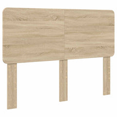 Bed Frame 140 x 200 cm Solid Pine Wood Sonoma oak