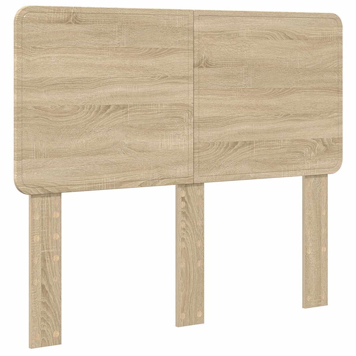 Bed Frame 120 x 190 cm Solid Pine Wood Sonoma oak
