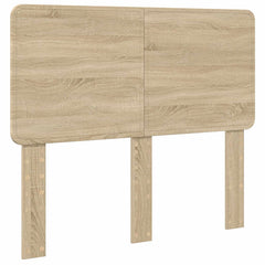 Bed Frame 120 x 190 cm Solid Pine Wood Sonoma oak
