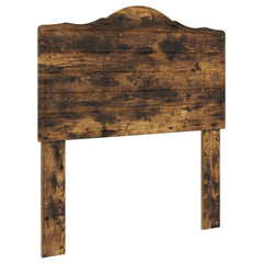 Bed Frame with Drawer 90 x 190 cm Engineered Wood Smoked oak